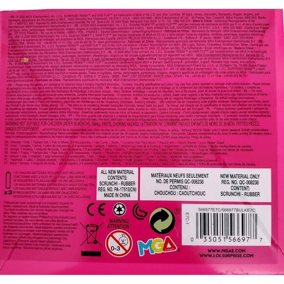 LOL Surprise REMIX Hair Style Flip Doll Reveal Music 15 Surprises Toy Girls Gift - Picture 5 of 6